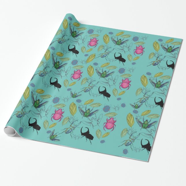 Papier Cadeau Bogue heureux (Déroulé)