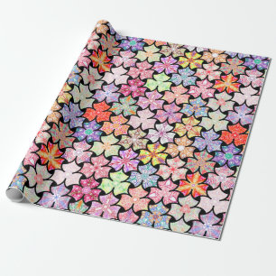 Papier Cadeau Boho coloré Mandala Motif papier d'enveloppement