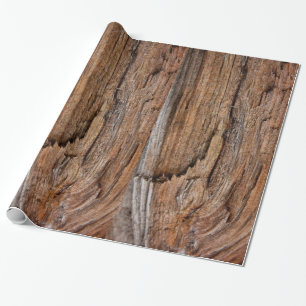Papier Cadeau Bois rustique