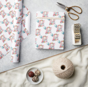 Papier Cadeau Boîte cadeau éléphant surprise avec anniversaire d