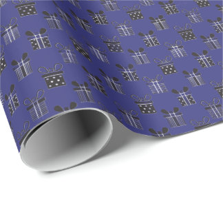 Papier Cadeau Boîtes Cadeaux Simples Motif
