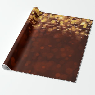 PAPIER CADEAU "BOKEH CHRISTMAS LIGHTS"