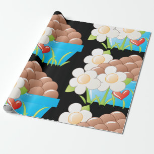 Papier Cadeau Bol D'Oeufs Papier D'Emballage Alimentaire