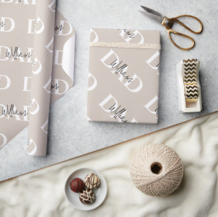 Papier Cadeau Bold Pastel DAD Cadeau de la Fête des Pères