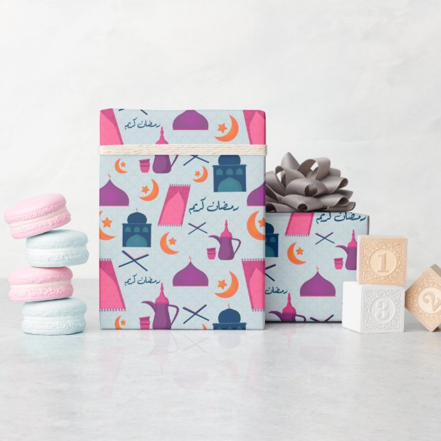 Papier Cadeau Bon Motif du Ramadan (Baby Shower)