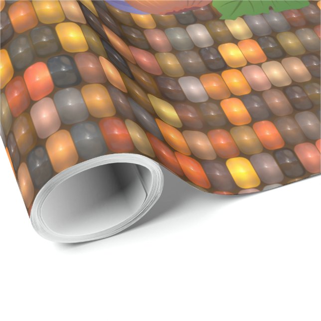 Papier Cadeau Bon thanksgiving 5A-13A (Coin rond)