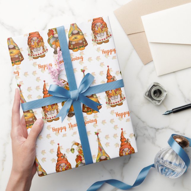 Papier Cadeau Bon thanksgiving Gnomies (Cadeaux)