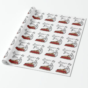 Papier Cadeau Bonbon comme tarte