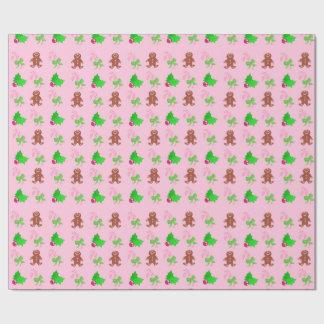 Papier Cadeau Bonbons de Noël