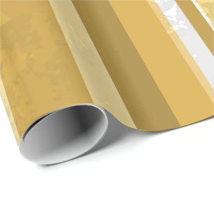 Papier Cadeau Bonbons Jaunes rayures