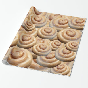 Papier Cadeau Bonheur de petit pain de cannelle