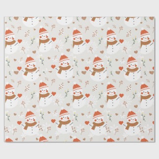 Papier Cadeau ⛄ bonhomme de neige