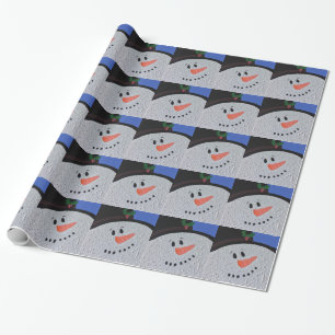 Papier Cadeau Bonhomme de neige
