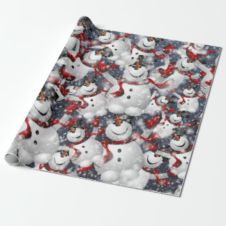 Papier Cadeau bonhomme de Noël
