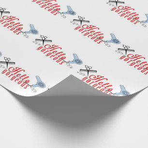 Papier Cadeau Bonjour magnifique