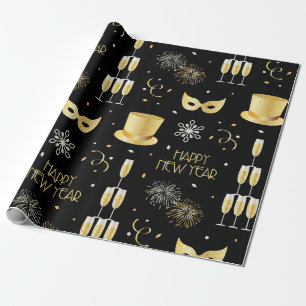 Papier Cadeau Bonne année