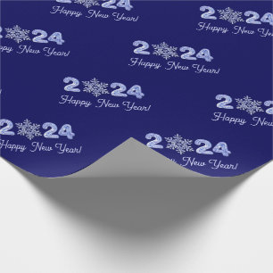 Papier Cadeau Bonne année 2023. Numéros de glace et cadeaux de f