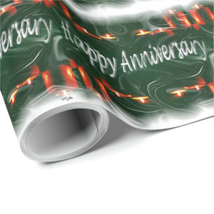 Papier Cadeau Bonne Anniversaire Bougies
