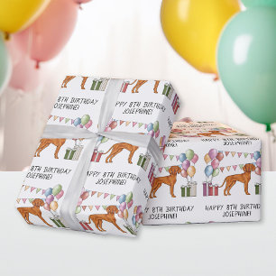 Papier Cadeau Bonne Fête Brabançon Hongrois Pastel Coloré