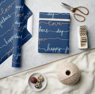 Papier Cadeau Bonne Fête des pères 