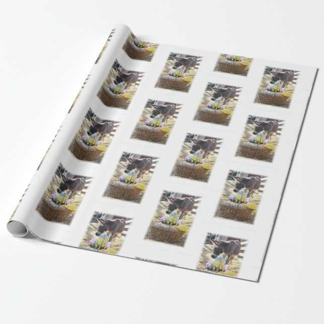 Papier Cadeau "Bonne Pâques" (Déroulé)