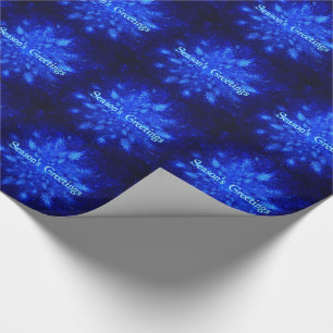 Papier Cadeau Bonnes Fêtes - Snowburst