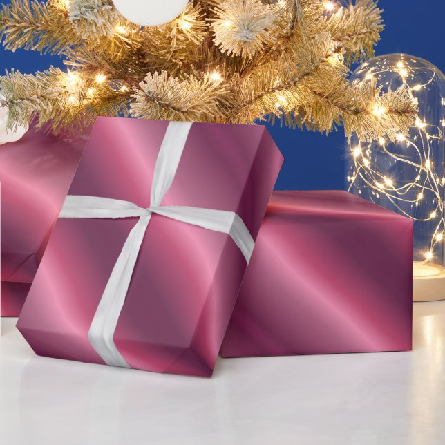 Papier Cadeau Bordeaux Mariage Anniversaire Noël Fête (Vacances)