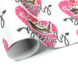 Papier Cadeau Boss Lady White