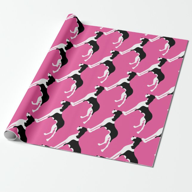 Papier Cadeau Boston Great Dane (Déroulé)