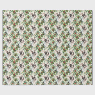 Papier Cadeau Boston Terrier Christmas Wrapping Paper