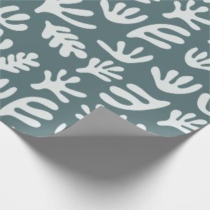 Papier Cadeau Botanique Boho Matisse Cutout Motif