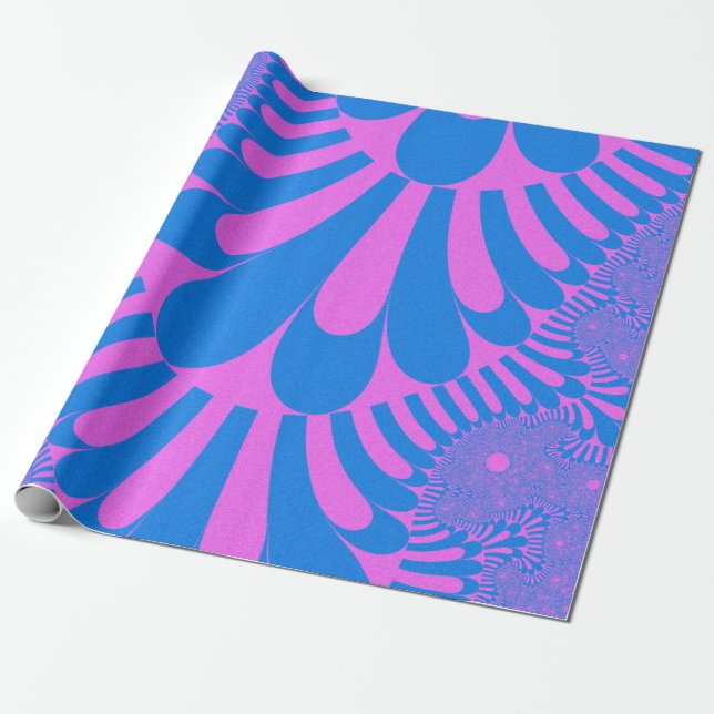 Papier Cadeau Boucle de bonbons en coton (Déroulé)