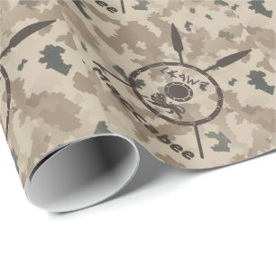 Papier Cadeau Bouclier Maccabee du désert et oreilles