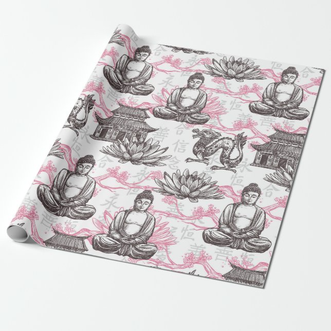 Papier Cadeau Bouddha (Déroulé)