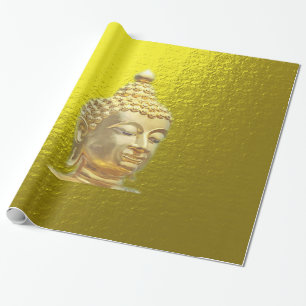 Papier Cadeau bouddha en or