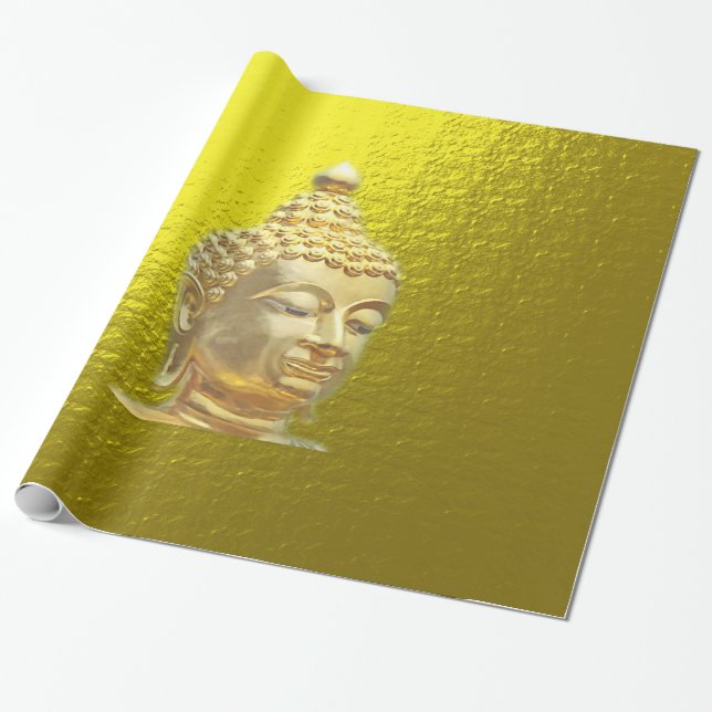 Papier Cadeau bouddha en or (Déroulé)