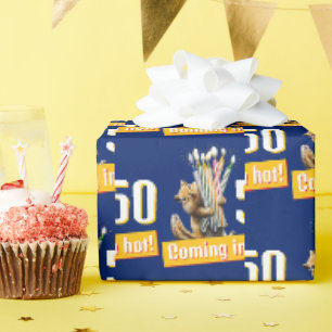 Papier Cadeau Bougies d'anniversaire de Tamia