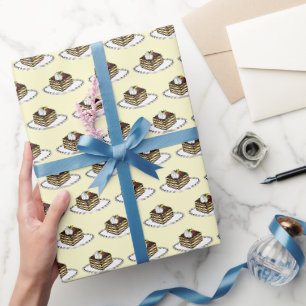 Papier Cadeau Boulangerie italienne Tiramisu Dessert Alimentatio