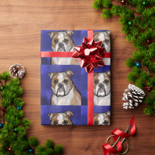 Papier Cadeau Bouledogue        