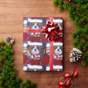 Papier Cadeau Bouledogue   