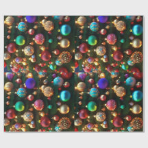 Boules de Noël colorées