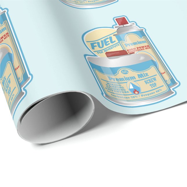 Papier Cadeau Boutane de propane du camp Stove (Coin rond)
