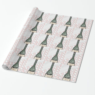 Papier Cadeau Bouteille de vin