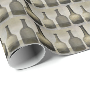 Papier Cadeau Bouteilles rustiques Still Life Motif