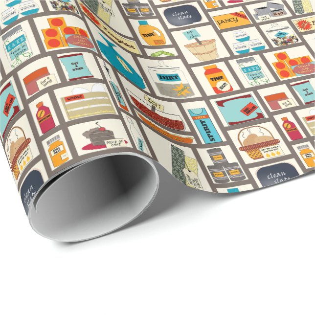 Papier Cadeau Boutique Idiom (Coin rond)