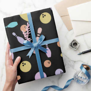 Papier Cadeau Bowling et motif de boule