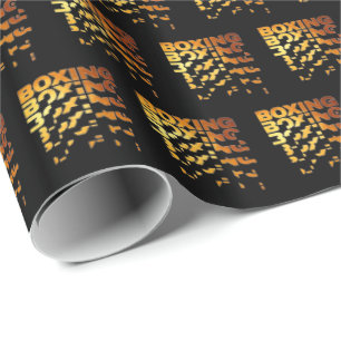 Papier Cadeau Boxer Graphisme Word Art