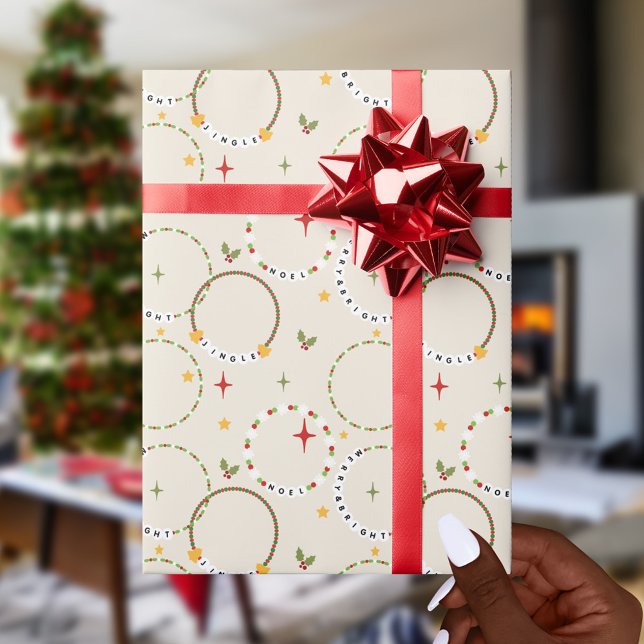 Papier Cadeau Bracelets d'amitié Noël (Créateur téléchargé)