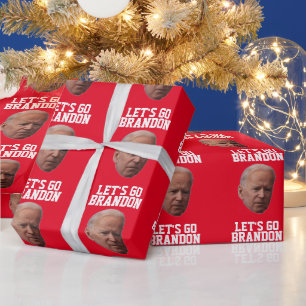 PAPIER CADEAU BRANDON BIDEN CHRISTMAS WRAPPER PAPIER
