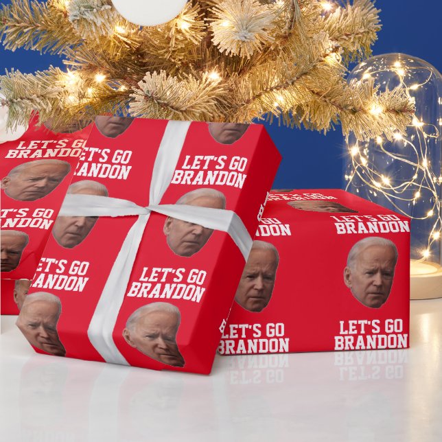 PAPIER CADEAU BRANDON BIDEN CHRISTMAS WRAPPER PAPIER (Vacances)